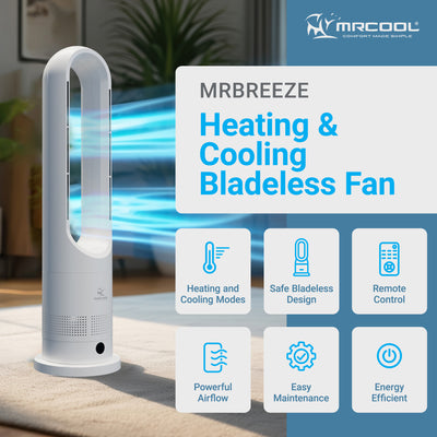 MRCOOL MrBreeze 4K BTU Portable Bladeless Heater and Cooling Tower Fan(Open Box)