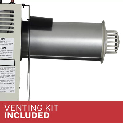 Ashley Hearth 25,000 BTU Direct Vent Propane Wall Heater, Cream (Open Box) - VMInnovations