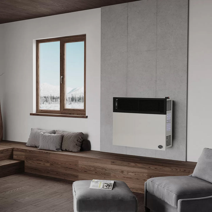 Ashley Hearth 25,000 BTU Direct Vent Propane Wall Heater, Model DVAG30L, Cream