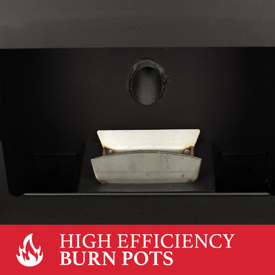 Ashley Hearth Pellet Stove Home Heater WiFi & Bluetooth Control, AP5622-W, Black - VMInnovations
