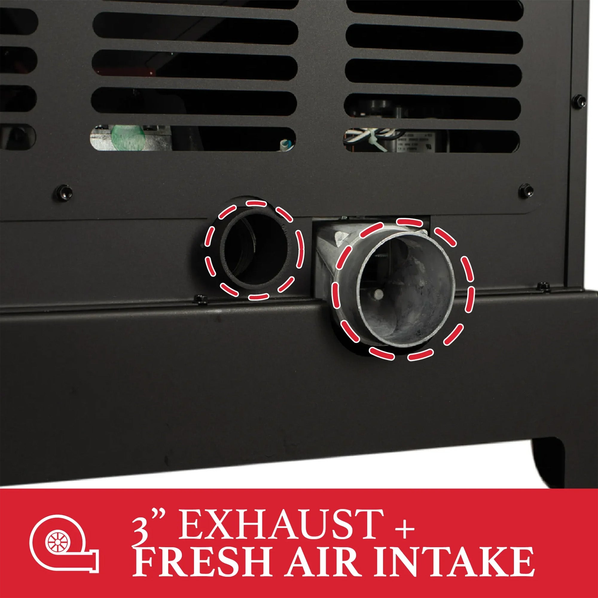 Ashley Hearth Pellet Stove Home Heater WiFi & Bluetooth Control, AP5622-W, Black - VMInnovations