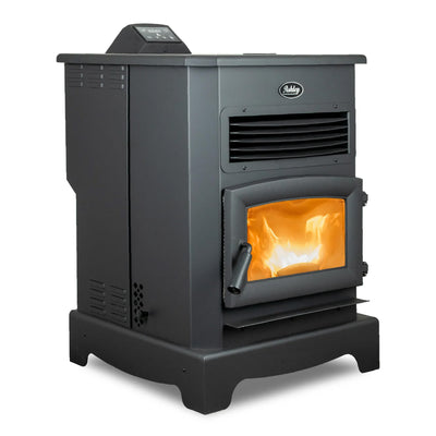 Ashley Hearth Pellet Stove Home Heater WiFi & Bluetooth Control, AP5622-W, Black - VMInnovations