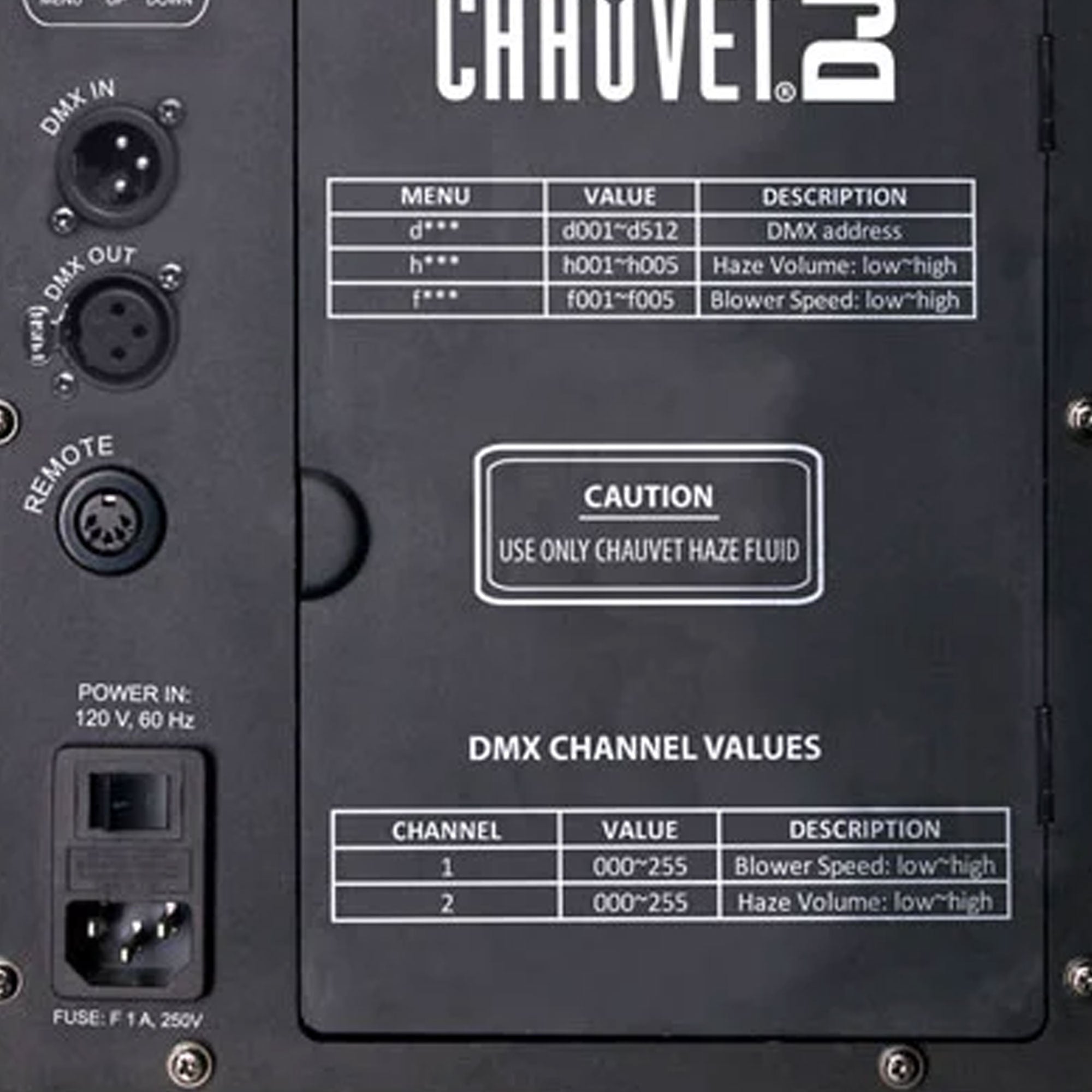 CHAUVET DJ Hurricane Haze 2D Smoke/Fog Machine w/Remote (Certified Refurbished) - VMInnovations