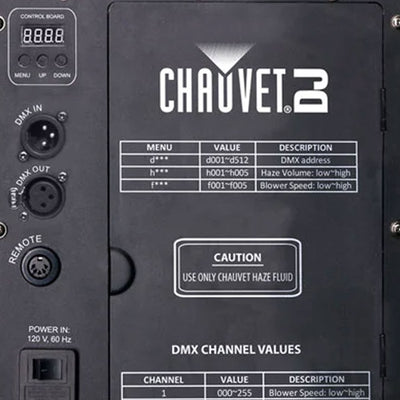 CHAUVET DJ Hurricane Haze 2D Smoke/Fog Machine w/Remote (Certified Refurbished) - VMInnovations