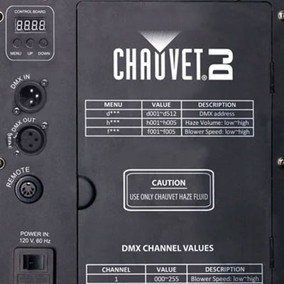 CHAUVET DJ Hurricane Haze 2D Smoke/Fog Machine w/Remote (Certified Refurbished)