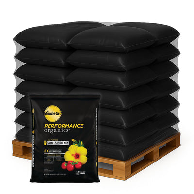 Miracle-Gro 60 Pack Organic Container Mix Garden Soil, Quick Release Fertilizer