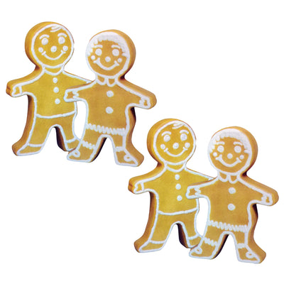 Union Products Reversible Holiday Gingerbread, Outdoor Light Up Decor, 2 Pack