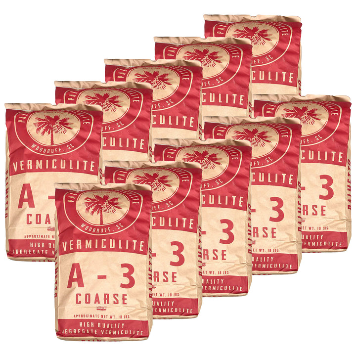 Palmetto 18 Pack 4 CuFt Organic Grade3 Coarse Vermiculite Planting Soil Additive