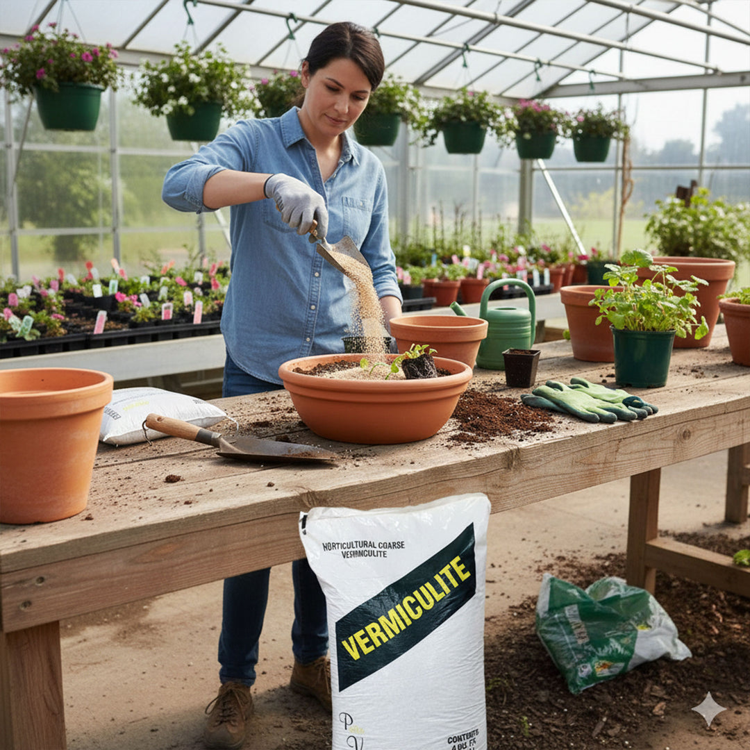 PVP Industries Medium Vermiculite Professional Grade Soil Conditioner, 20 Pack