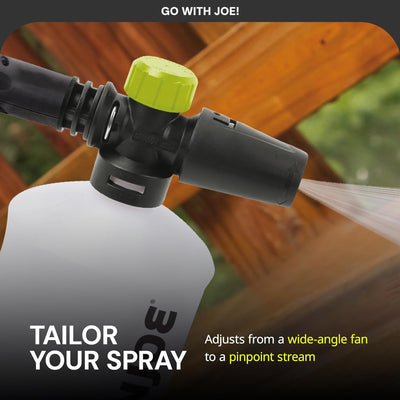 Sun Joe Adjustable Snow Foamer Cannon, Adapters for SPX Pressure Washers, 26 oz - VMInnovations