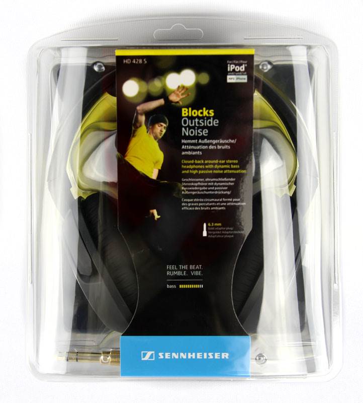 SENNHEISER HD428 Noise Cancelling Stereo Headphones (Open Box)