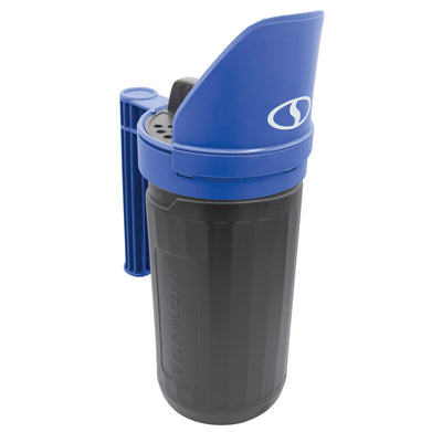 Snow Joe Handheld All-Season Multi-Purpose Spreader, 5 Lb Capacity, Blue/Black - VMInnovations