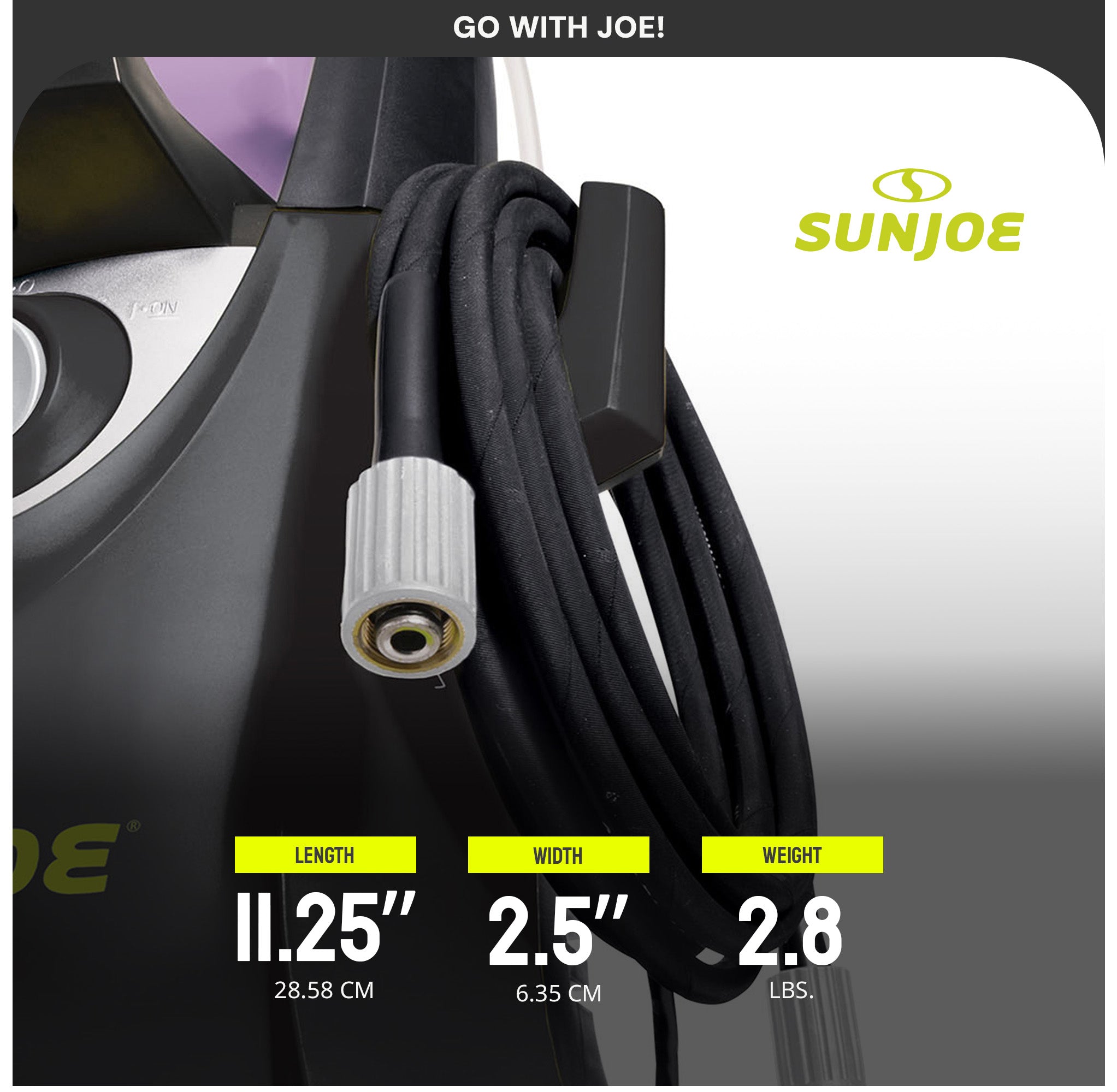 Sun Joe Replacement High Pressure Hose for SPX Series Pressure Washers, Black