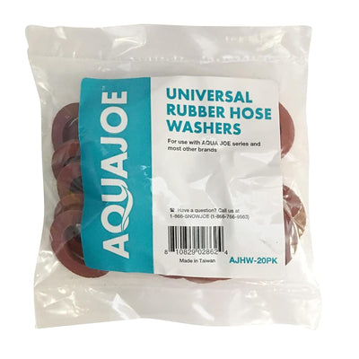 Aqua Joe 20 Pack Universal Rubber Garden Hose Washers for Aqua Joe Series Items