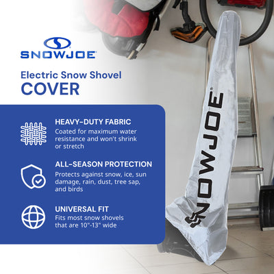 Snow Joe SJCVR-13 Universal Indoor/Outdoor 13-Inch Electric Snow Shovel Cover, Fits 10-13 Inch Electric/Cordless Snow Shovels
