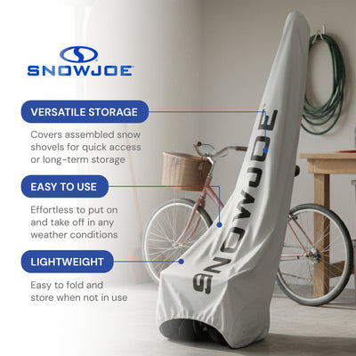 Snow Joe SJCVR-13 Universal Indoor/Outdoor 13-Inch Electric Snow Shovel Cover, Fits 10-13 Inch Electric/Cordless Snow Shovels