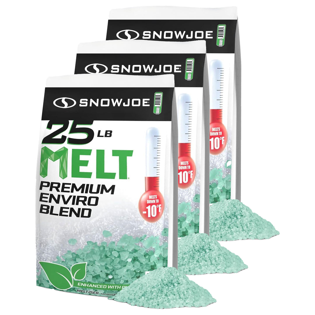 Snow Joe 3 Pack Melt Enviro Blend Ice/Snow Deicer, Pet-Friendly for Driveways