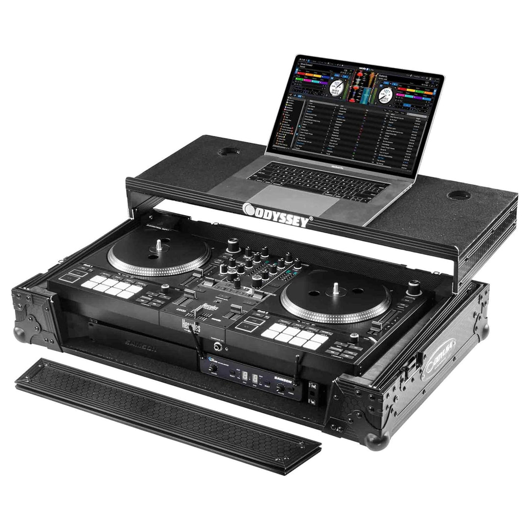 ODYSSEY Industrial Board Glide Style 1U Case for Hercules DJControl Inpulse T7