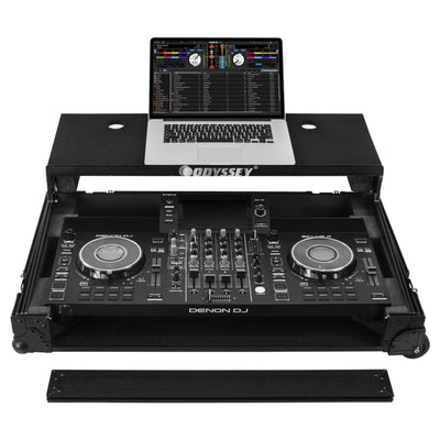 ODYSSEY Case for Denon DJ SC LIVE 4 I-Board with Laptop Glide Style Platform - VMInnovations