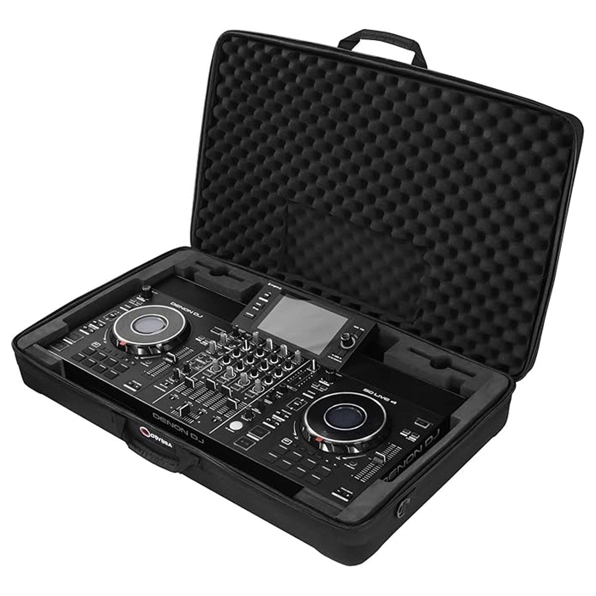 Odyssey Cases EVA Molded Case for Denon DJ SC LIVE 4, Dual Layer Foam Interior - VMInnovations