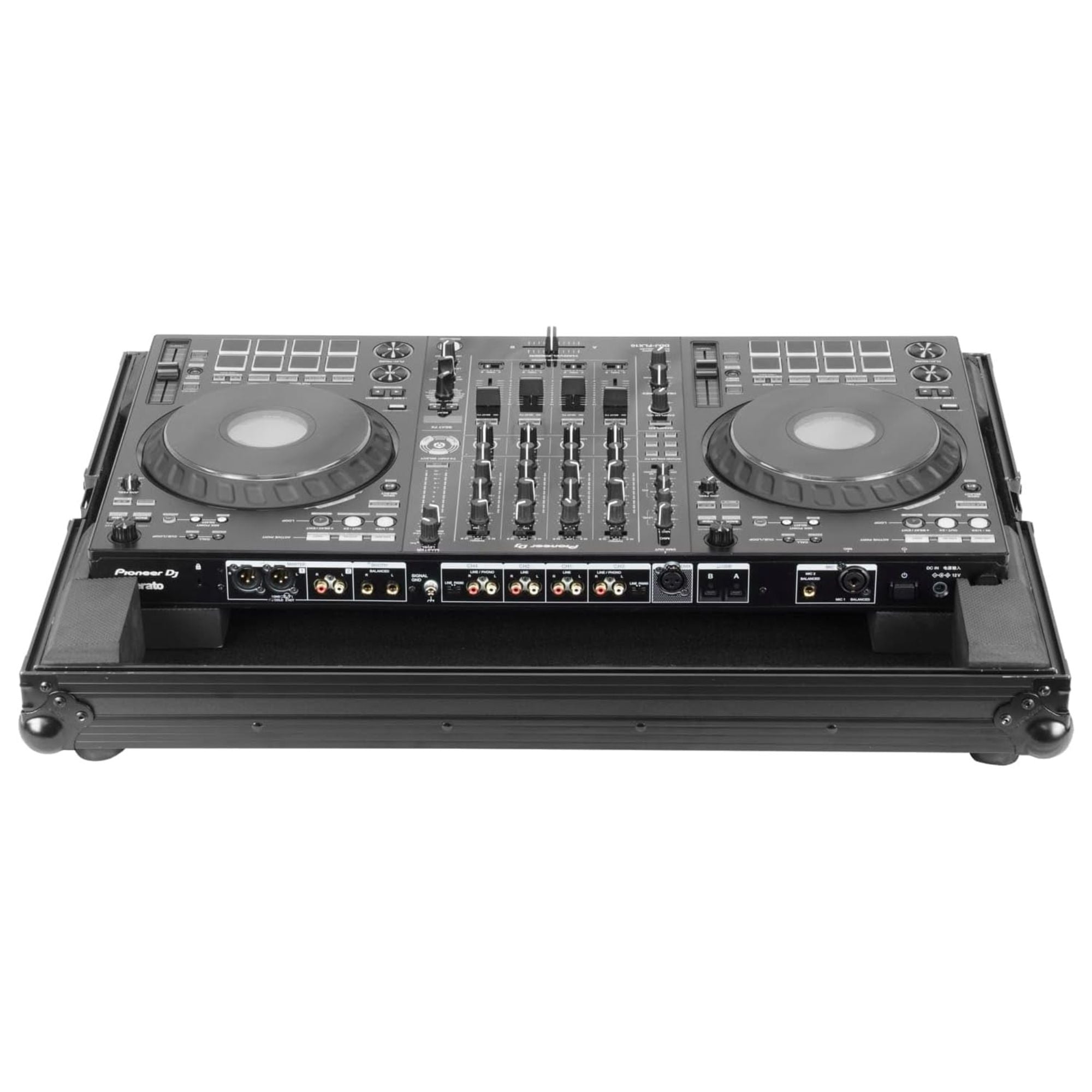 Odyssey Black Label Flight Case for Pioneer DJ DDJ-FLX10, Low Profile Design - VMInnovations
