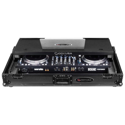 Odyssey RANE PERFORMER Black Label Flight Case w/ Glide Laptop Platform & Wheels - VMInnovations