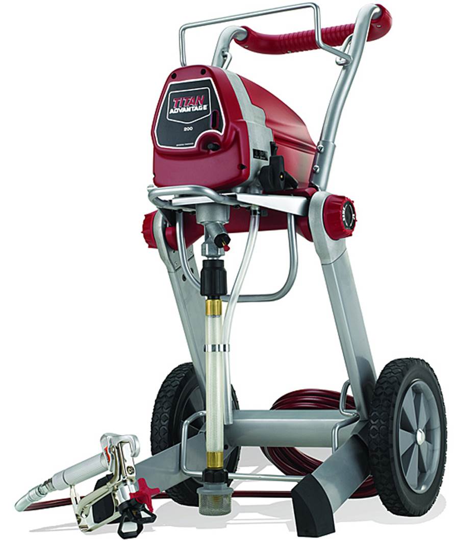 TITAN Advantage 200 5/8 Hp 3000 PSI Airless Paint Spray Kit System - Damaged