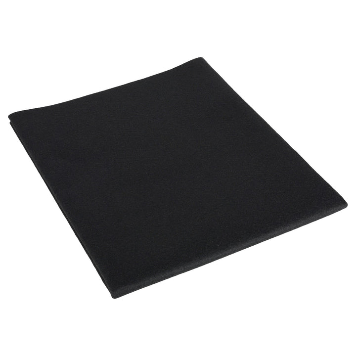 QPower Speaker Box Carpet, 72" x 72" Fabric Sheet for Car Audio Builds, Black