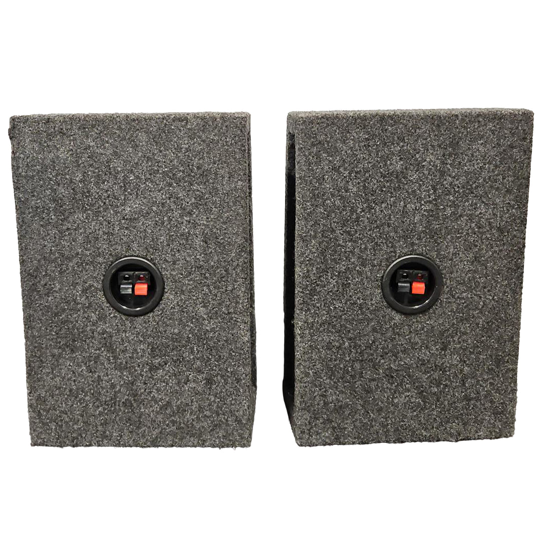 QPower 6x9 Inch Vertical Speaker Box Enclosure, 5/8" MDF Car Audio, 2 Pack