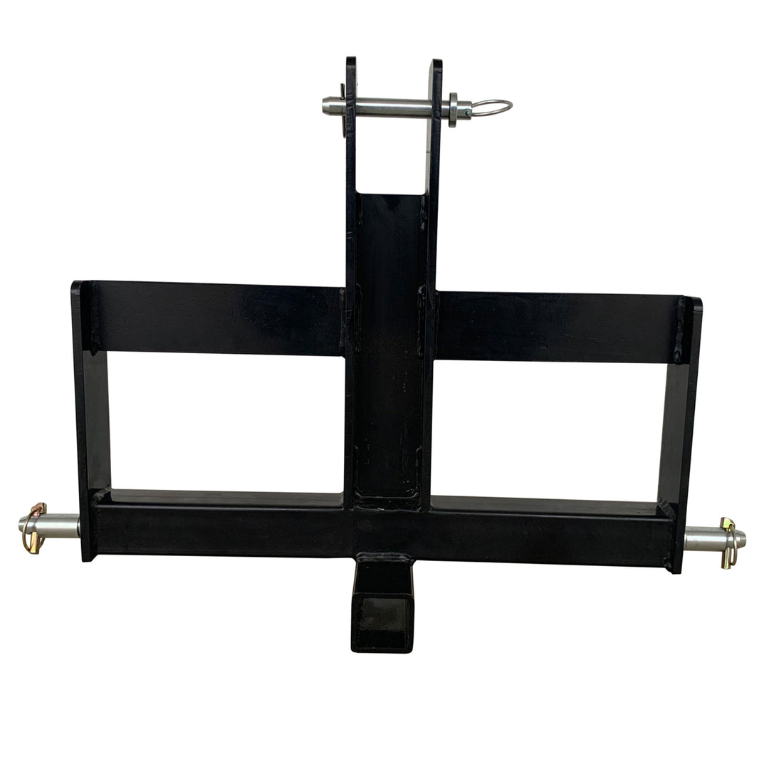 Field Tuff Heavy-Duty Tractor Hitch, 2" Receiver Suitcase Weight Holder, Black