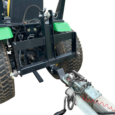 Field Tuff Heavy-Duty Tractor Hitch, 2" Receiver Suitcase Weight Holder, Black - VMInnovations