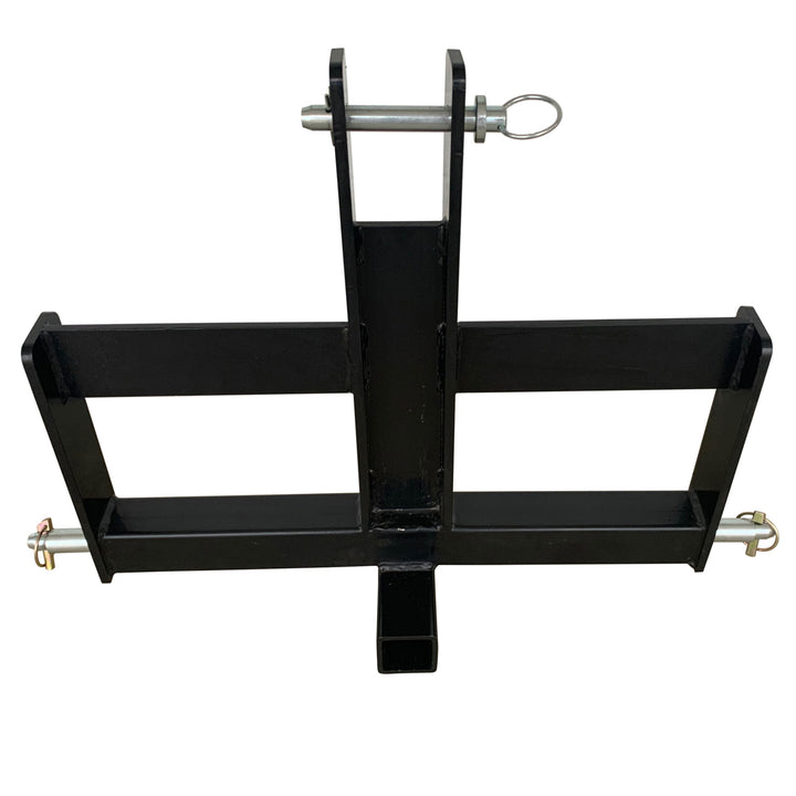 Field Tuff Heavy-Duty Tractor Hitch, 2" Receiver Suitcase Weight Holder, Black