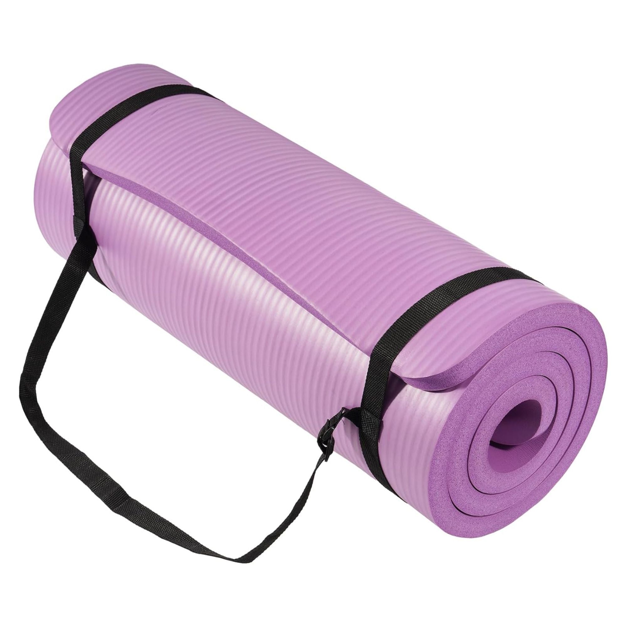 BalanceFrom Yoga Mat, 1" Extra Thick Exercise Pilates Workout Mat (Open Box)