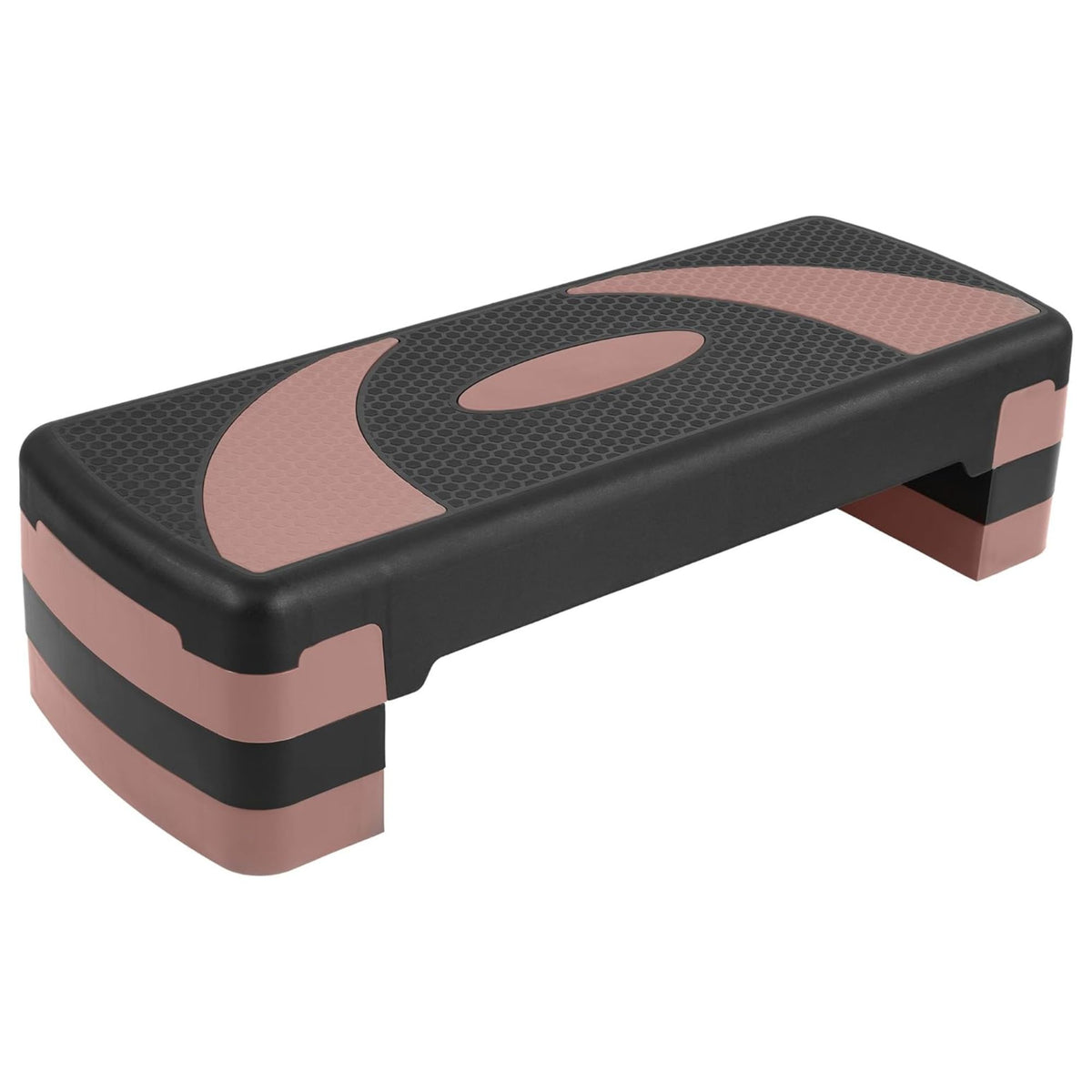 Fitvids Workout Step Aerobic Platform W 3 Level Adjustable Height, (Used)