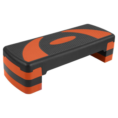 Fitvids Workout Step Aerobic Platform with 3 Level Adjustable Heights (Open Box)