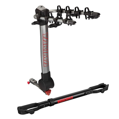 Yakima RidgeBack Tilt Away Hitch 2 Bike Rack and TubeTop Hitch Mounted Adapter