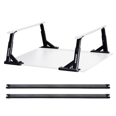 Yakima Aluminum OverHaul HD Towers & 68" Heavy Duty Crossbars with Rubber Infill