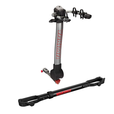 Yakima RidgeBack Tilt Away Hitch 2 Bike Rack and TubeTop Hitch Mounted Adapter