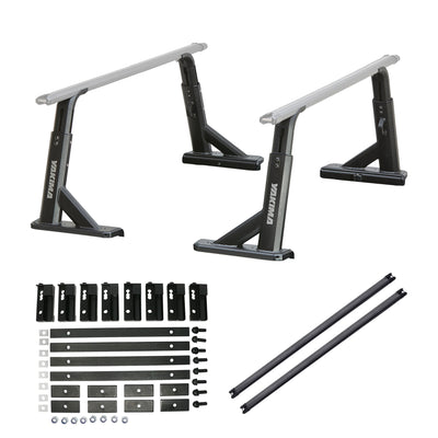 Yakima OverHaul HD Truck Bed Rack, 68-Inch Crossbars & Bed Track Adapter Kit