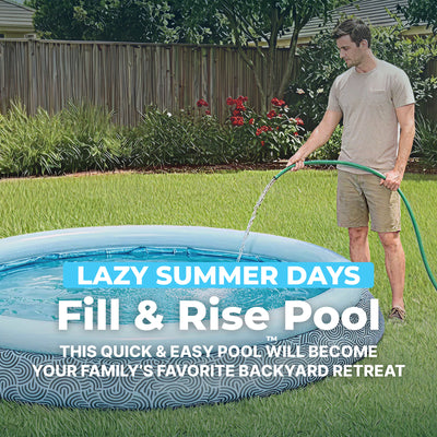 Bestway Fast Set Inflatable Ring Top Above Ground Pool Set with Pump (Open Box) - VMInnovations