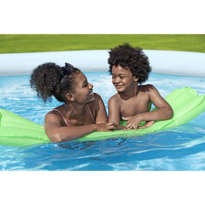 Bestway Fast Set Inflatable Ring Top Above Ground Pool Set with Pump (Open Box)