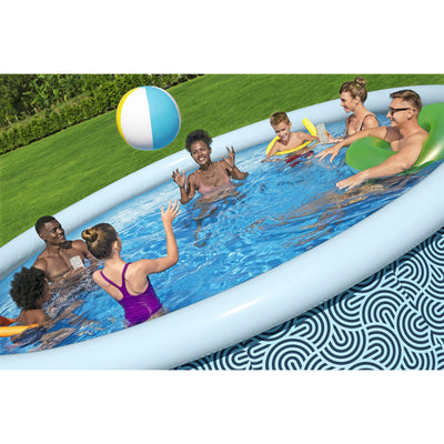 Bestway Fast Set Inflatable Ring Top Above Ground Pool Set with Pump (Open Box) - VMInnovations