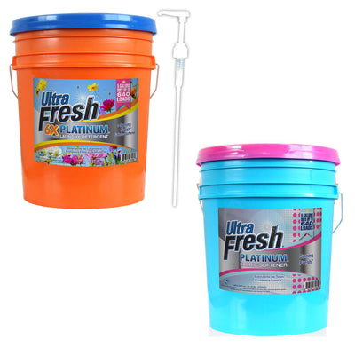 Ultra Fresh 6X Platinum Sport Laundry Detergent & Spring Fresh Fabric Softener