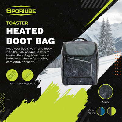 Sportube Toaster Heated Boot Bag with 3 Temperature Settings and Large Interior