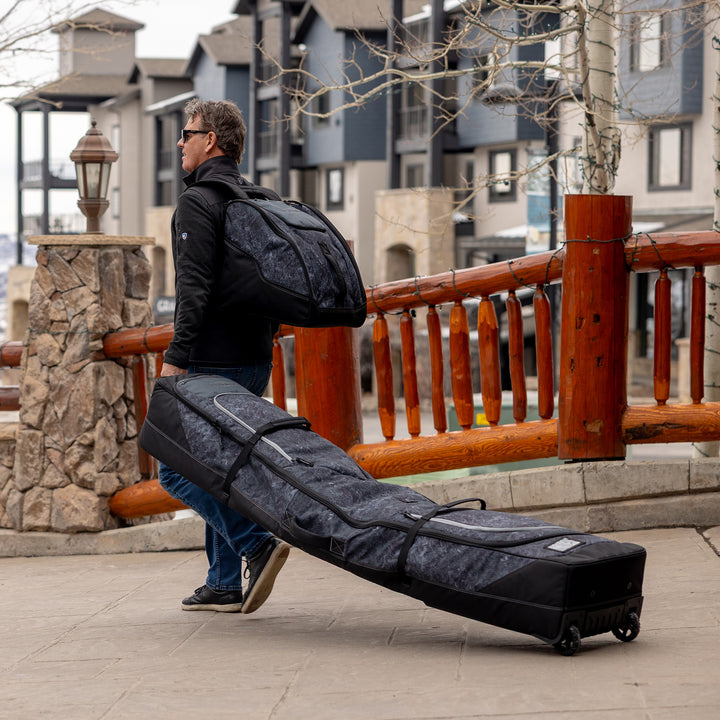 Sportube Prospector XL Ski and Snowboard Bag with Wheels and Removable Dividers - VMInnovations