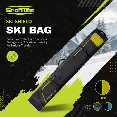 Sportube Ski Shield Roller Bag w/ Wheels and Quick-Access Exterior Pockets(Used) - VMInnovations