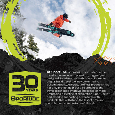Sportube Ski Shield Roller Bag w/ Wheels and Quick-Access Exterior Pockets(Used) - VMInnovations