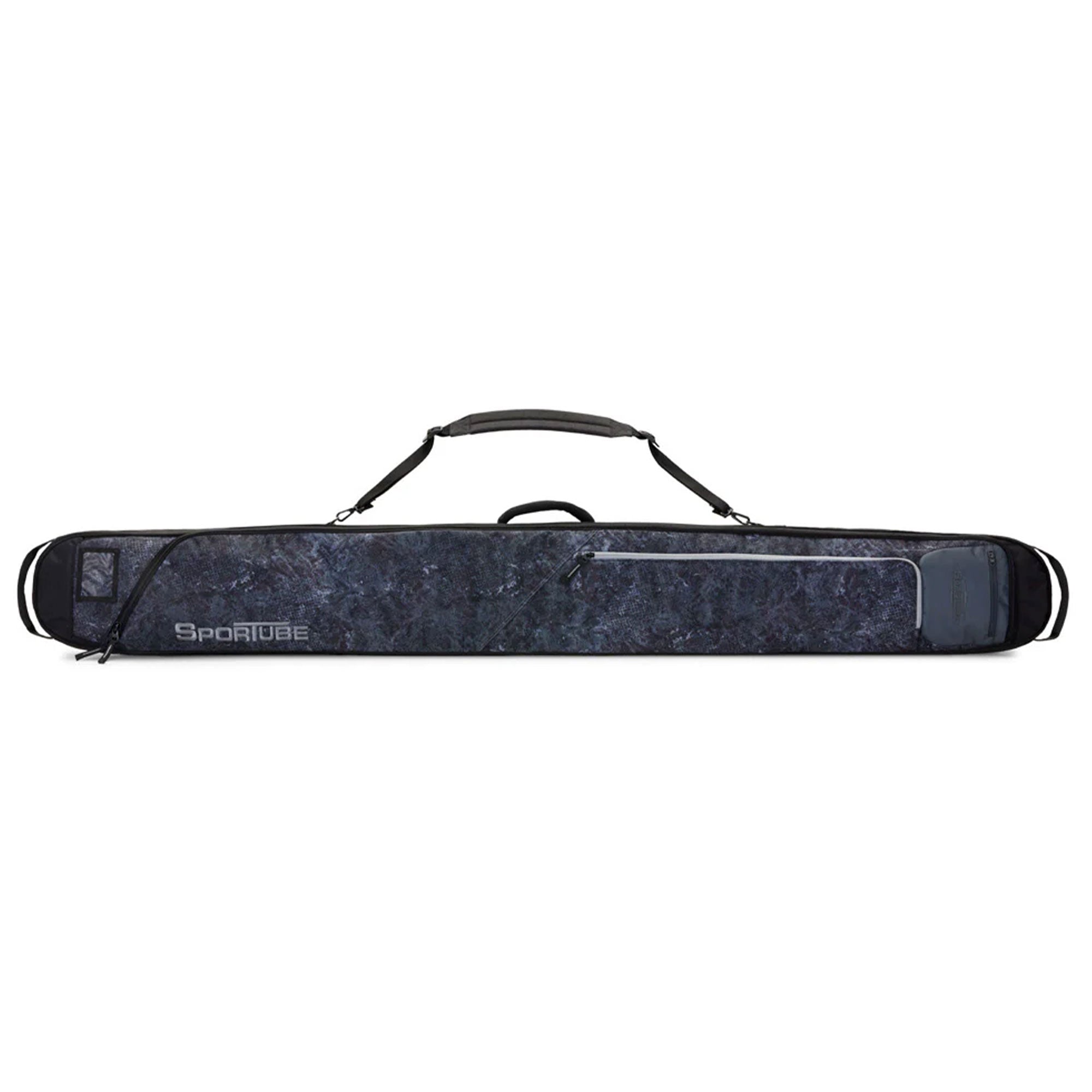 Sportube Traveler Lightweight Fully Padded Single Pair Ski Bag w/ Storage Pocket - VMInnovations
