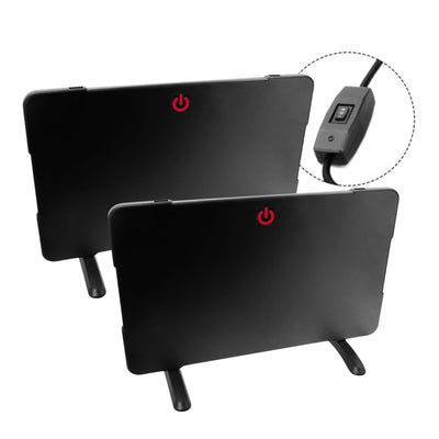 Farm Innovators 2-in-1 Radiant Coop Heater 200W & 50W Brooder Panel, 2 Pack - VMInnovations