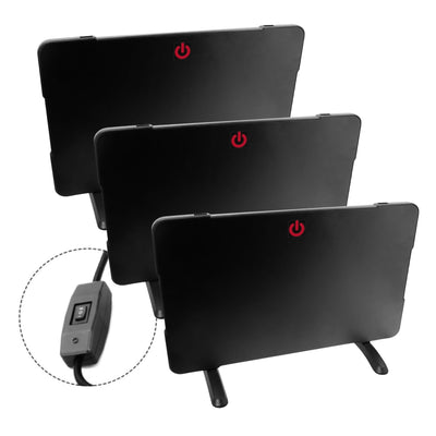Farm Innovators 2-in-1 Radiant Coop Heater 200W & 50W Brooder Panel, 3 Pack - VMInnovations